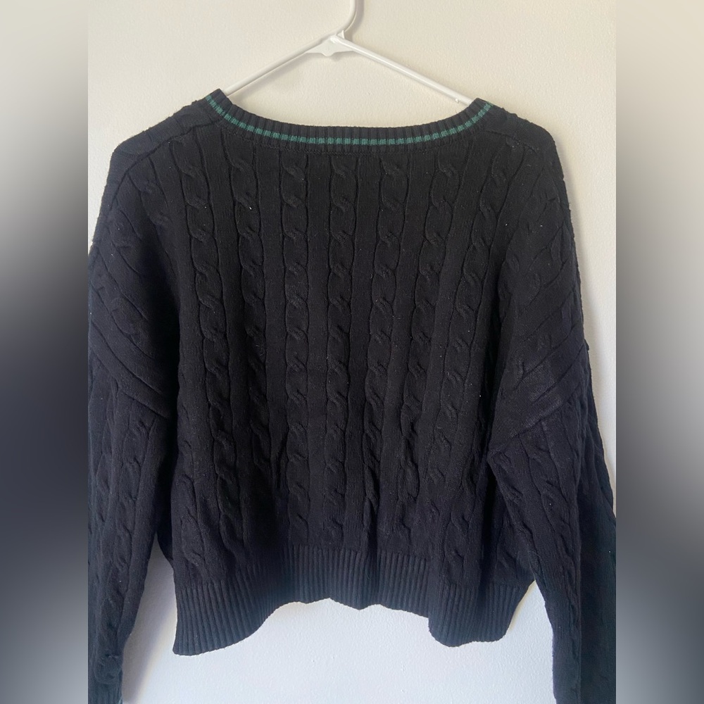 Stella Tweed Boston Cropped Varsity Sweater - Picture 10 of 10